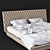 Luxury Italian Versace Home Spencer Bed 3D model small image 2