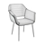 Elegant Magda 04 Armchair 3D model small image 3