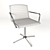 Sleek Rotating Chair Aline 3D model small image 3