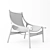 Mira Armchair: Timeless Elegance 3D model small image 3