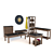Channing Modular Set: Stylishly Versatile Furniture for Any Space 3D model small image 1
