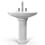 Modern Villeroy&Boch Amadea Sink 3D model small image 2