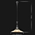 Elegant Dibolo Pendant Lamp 3D model small image 2