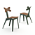 Elegant Cirrina Dining Chair 3D model small image 1