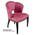 Elegant Trillion Side Chair 3D model small image 1