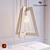 Modern Wood Pendant Light - Across (5691) 3D model small image 1
