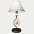 Intaglio Table Lamp: Elegant Italian Design 3D model small image 1