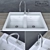 DOMSJÖ IKEA Sink- 83x66 cm - Fits 60cm Cabinets 3D model small image 1