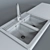 DOMSJÖ IKEA Sink- 83x66 cm - Fits 60cm Cabinets 3D model small image 2