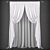 Classic Style Curtains 3D model small image 1