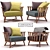 Gervasoni Gray 07 Armchair: Timeless Elegance 3D model small image 1