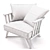 Gervasoni Gray 07 Armchair: Timeless Elegance 3D model small image 3