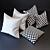 Cozy Colorful Pillows 3D model small image 3