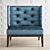 Zaza Tufted-Back Chair: Luxurious Elegance for Any Space 3D model small image 1