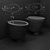 Scarabeo Ceramiche Wish: Elegant Ceramic Basins 3D model small image 2