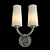 Hudson 2-Light Sconce: Elegant Illumination 3D model small image 1