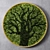 Eco-Moss Tree Wall Art 3D model small image 1