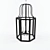 Vintage Suspended Lantern 3D model small image 1