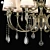 Elegant Crystal Pendant Chandelier 3D model small image 2