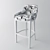 Elegant Halo Caza Barstool 3D model small image 3