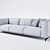 Luxurious DitreItalia St. Germain Sofa 3D model small image 3