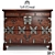 Butterfly Chinoiserie Chest of Drawers 3D model small image 1