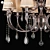 Elegant Crystal Pendant Chandelier 3D model small image 2