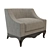 Opera Contemporary Margherita Armchair: Elegant Comfort for Any Space 3D model small image 1