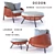 Dedon Ahnda Lounge Chair: Exquisite Textures & Regal Comfort 3D model small image 1