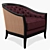 Opera Contemporary Marta Armchair 3D model small image 1