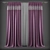 Classic Style Curtains 3D model small image 1