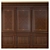 Inlaid Wood Panel: Exquisite Craftsmanship 3D model small image 1