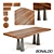 Modern Bonaldo Still Tables 3D model small image 1