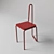 Metal Art Chairs: Redefining Decor 3D model small image 2