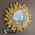 Sunburst Gold Mirror 3D model small image 1