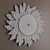 Sunburst Gold Mirror 3D model small image 2