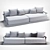 Icaro Sofa: Elegant, Modern Design 3D model small image 3