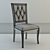 Elegant Amelia Chair by Seven Sedie 3D model small image 2