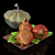 Harvest Delight: Decorative Pumpkin & Pears 3D model small image 1