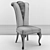 Elegant Isotta Chair: Italian Design 3D model small image 2