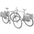 Vintage-Inspired Bicycle Duo 3D model small image 3