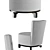 Andrew Martin Swivel Chair: Stylish, Comfortable, and Versatile 3D model small image 2