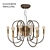 Dazzling 12-Light Favourite Chandelier 3D model small image 1