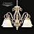 Chiaro Versache Country Style Chandelier 3D model small image 1