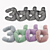 3D Flair Pillows 3D model small image 1