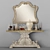 Hooker Console Table, Elegant Mirror Set 3D model small image 1