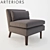 Arteriors Mustique Chair: Real-scale 3D Model & Unique Texture Names 3D model small image 1