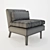 Arteriors Mustique Chair: Real-scale 3D Model & Unique Texture Names 3D model small image 3