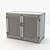  Paris Shutter Cabinet: Realistic 3D Model 3D model small image 2
