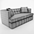 Modern 3D Arteriors Rupert Sofa 3D model small image 2
